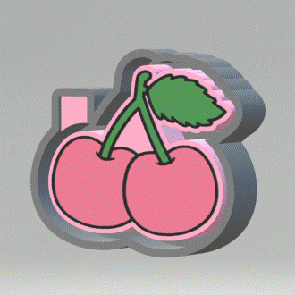Cherries Silicone Mold Housing STL File - The Crafts and Glitter Shop