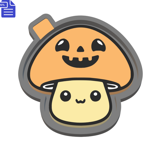 Halloween Mushroom Silicone Mold Housing STL File - The Crafts and Glitter Shop