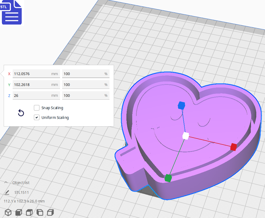Heart Smiley Silicone Mold Housing STL File - The Crafts and Glitter Shop