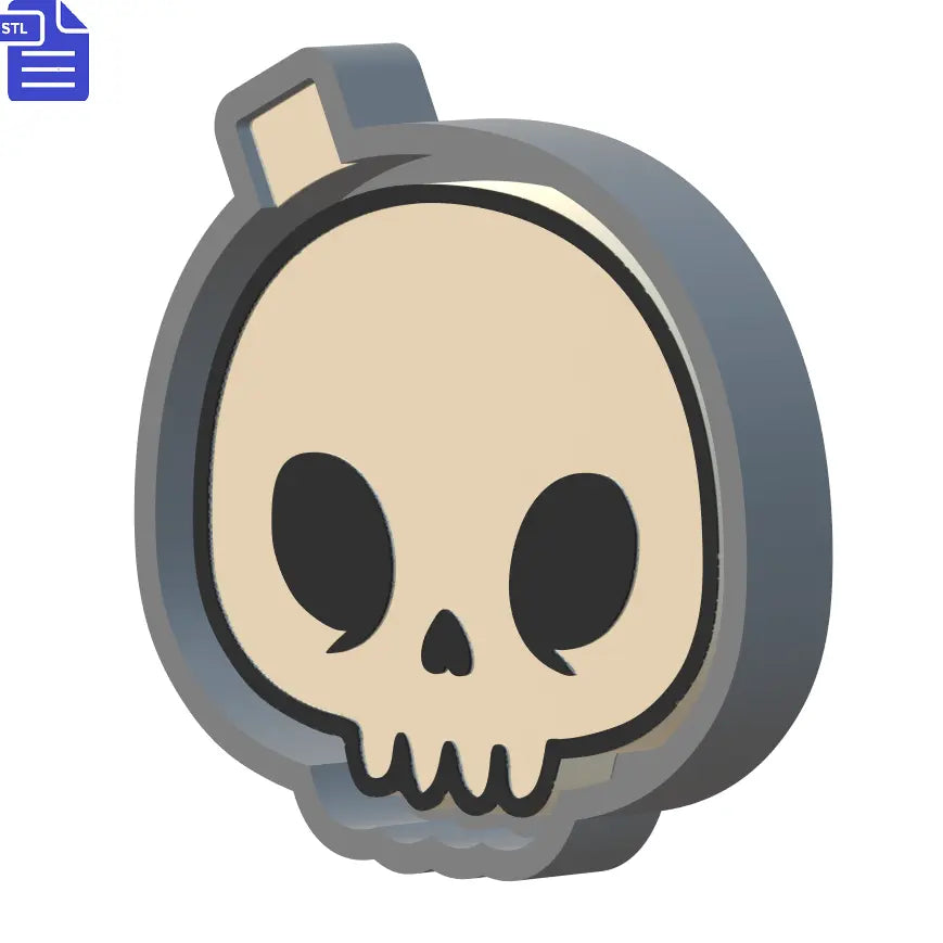 Skull Silicone Mold Housing STL File - The Crafts and Glitter Shop
