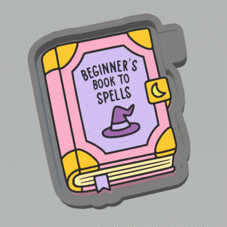 Spell Book Silicone Mold Housing STL File - The Crafts and Glitter Shop