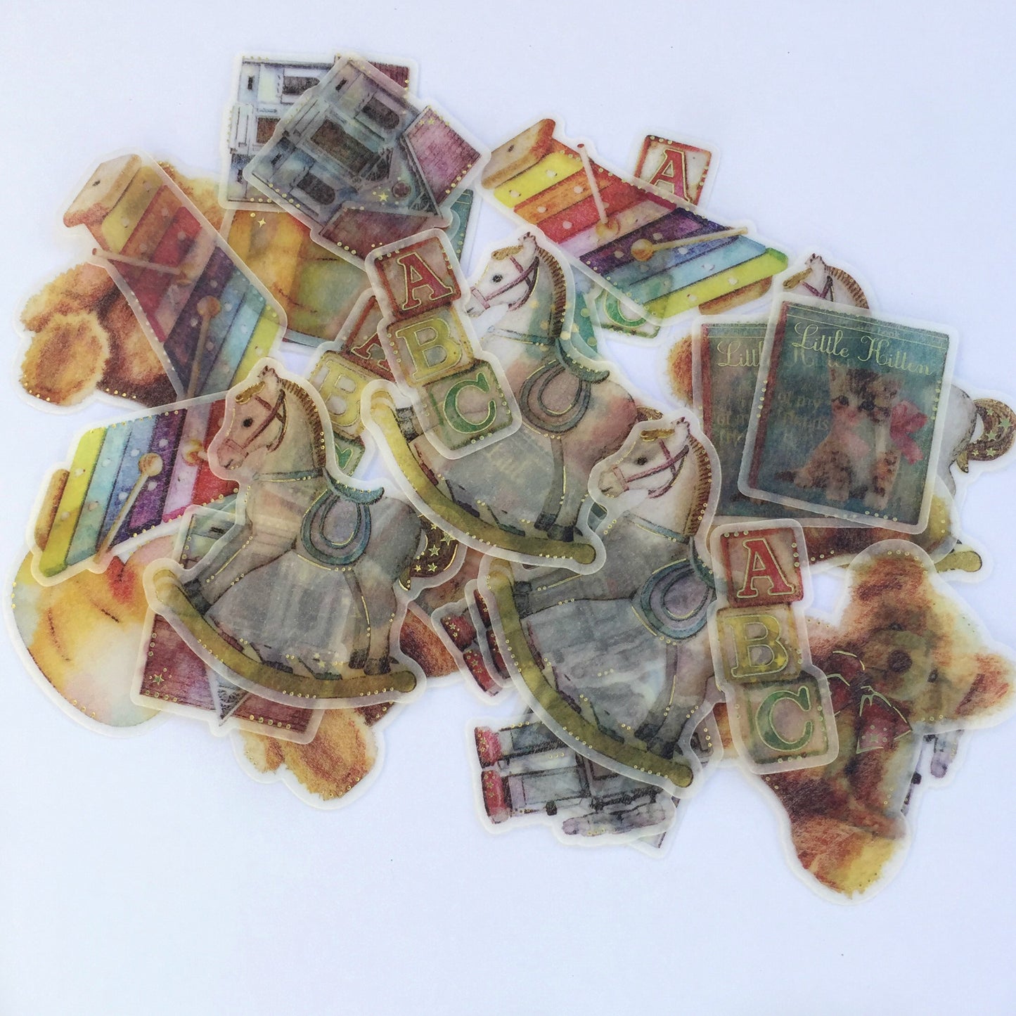 Vintage Toys Sticker Flakes Pack