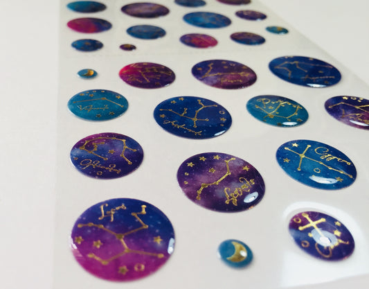Zodiac Planets Stickers