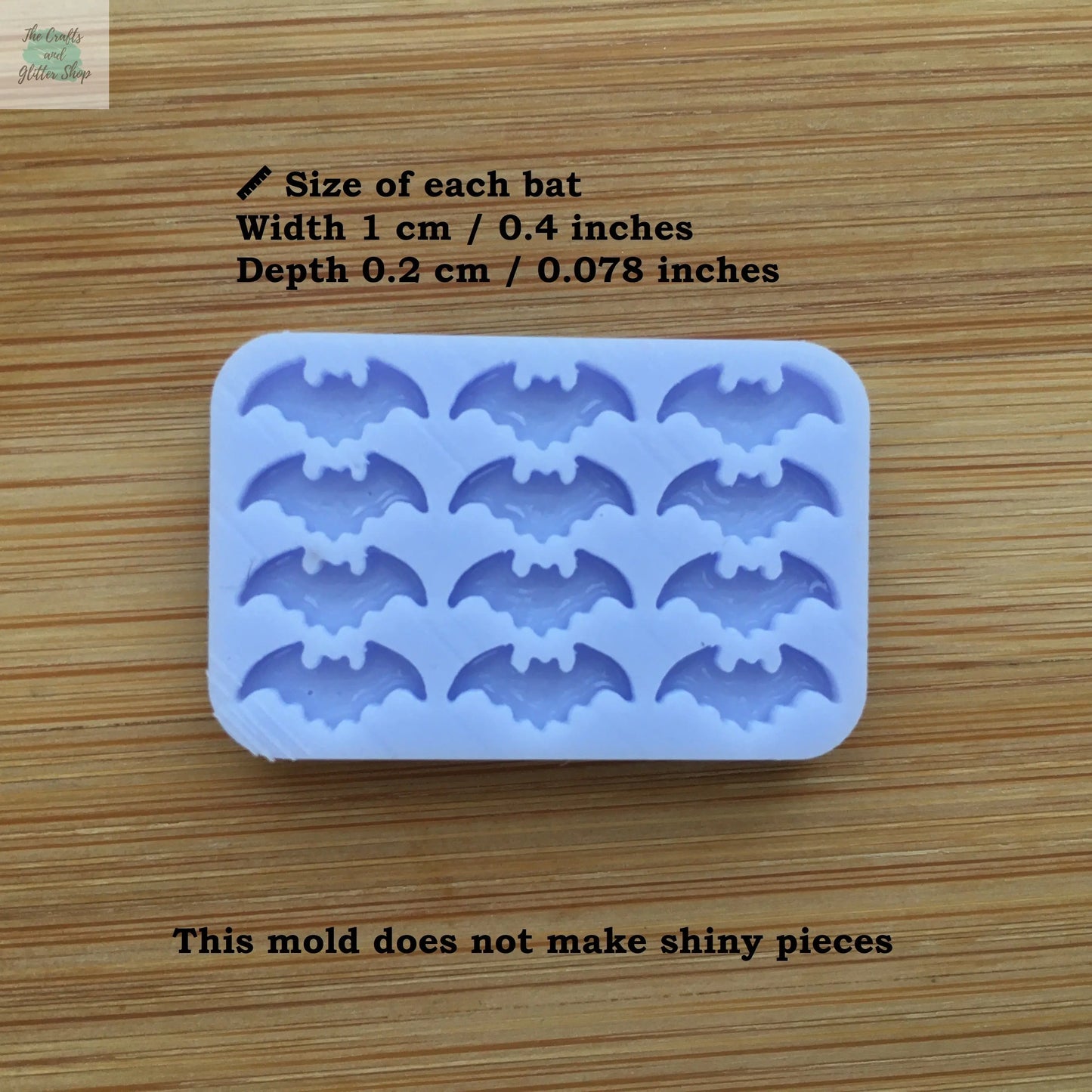 1 cm Bats Silicone Mold - The Crafts and Glitter Shop