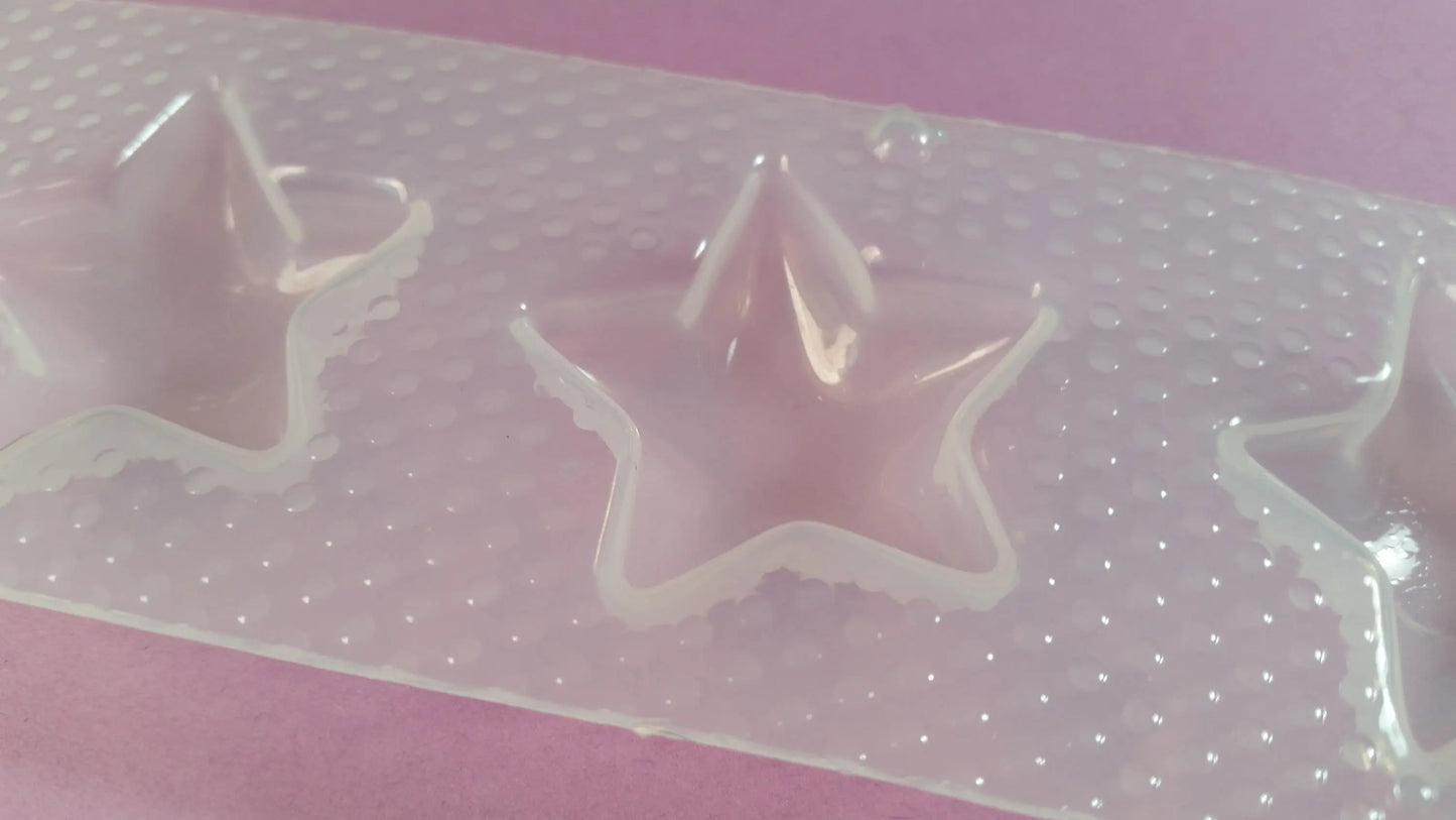1.2 inch Chunky Star Plastic Mold The Crafts and Glitter Shop