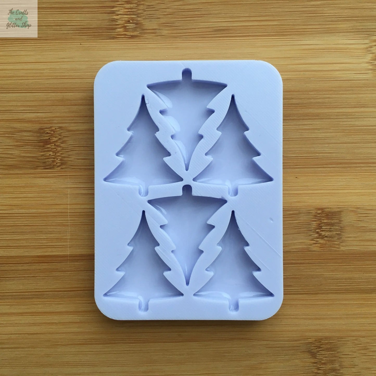 1.5 inch Winter Tree Silhouette Silicone Mold The Crafts and Glitter Shop