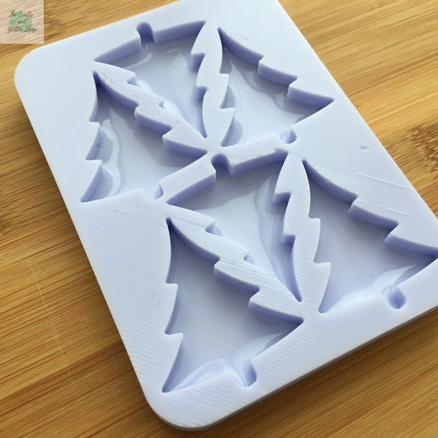 1.5 inch Winter Tree Silhouette Silicone Mold The Crafts and Glitter Shop