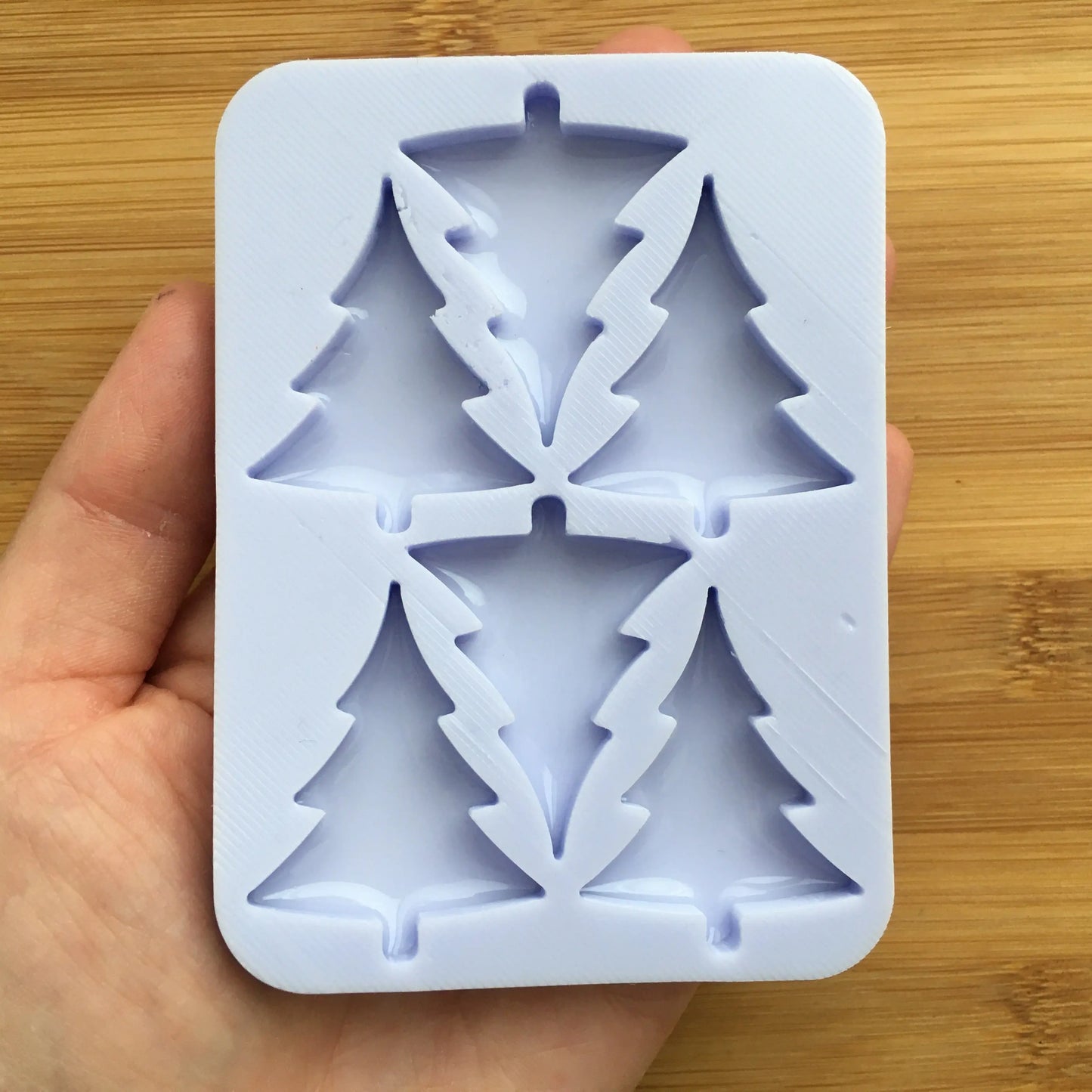1.5 inch Winter Tree Silhouette Silicone Mold The Crafts and Glitter Shop