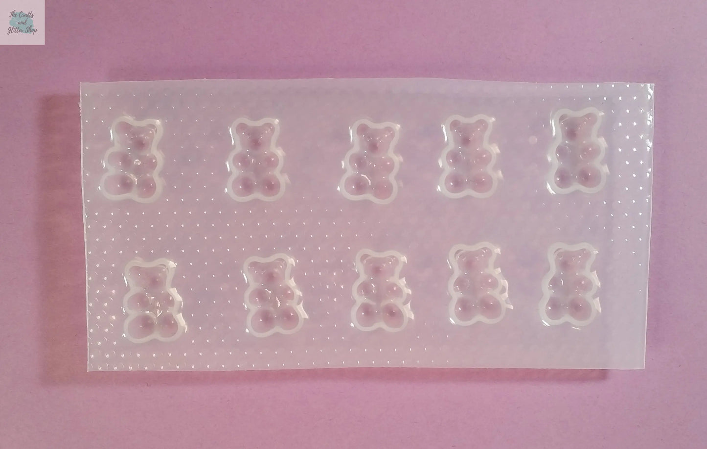 17mm Gummy Bear Plastic Mold The Crafts and Glitter Shop
