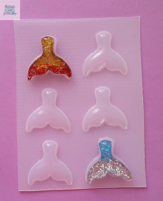 1.5" Mermaid Tail Plastic Mold