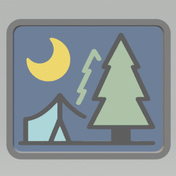 1pc Camping Bath Bomb Mold STL File