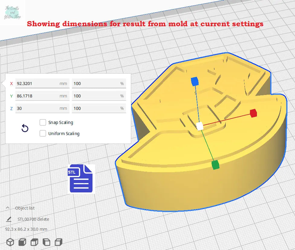 1pc Witchy Hat Bath Bomb Mold STL File - for 3D printing - FILE ONLY - The Crafts and Glitter Shop