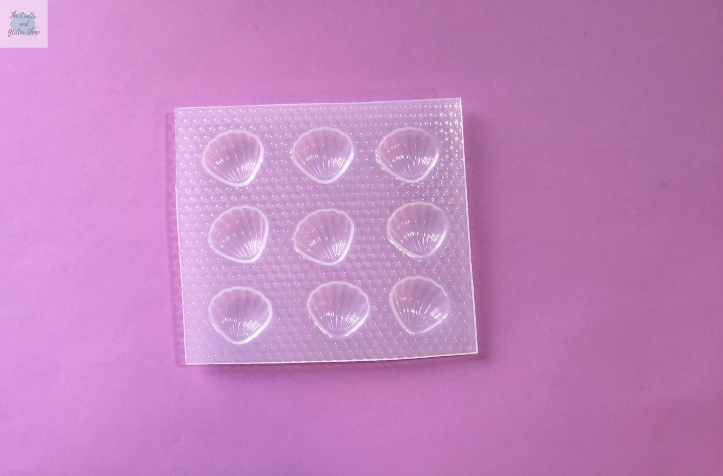 20mm Seashell Plastic Mold The Crafts and Glitter Shop