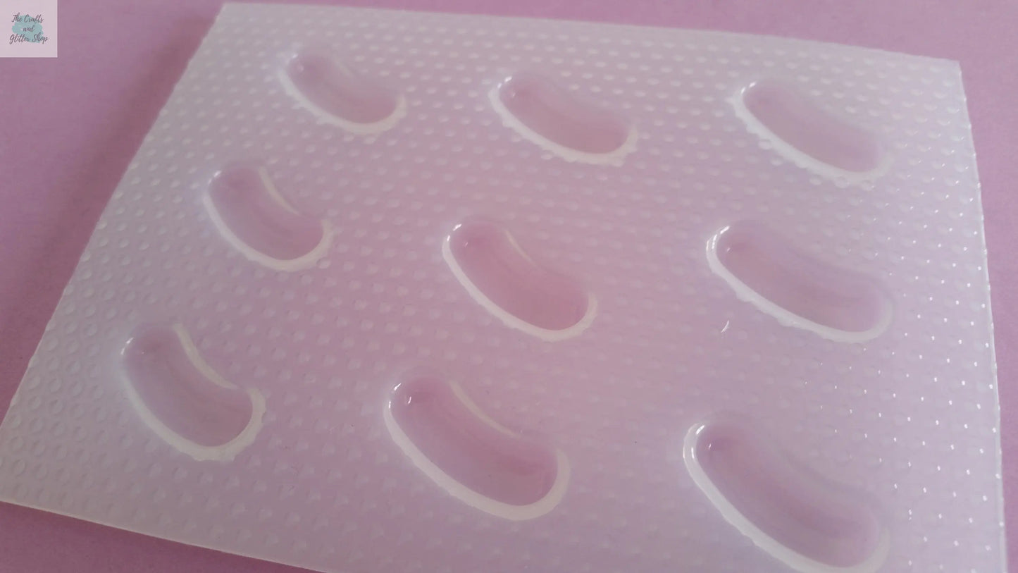23mm Jelly Bean Plastic Mold The Crafts and Glitter Shop