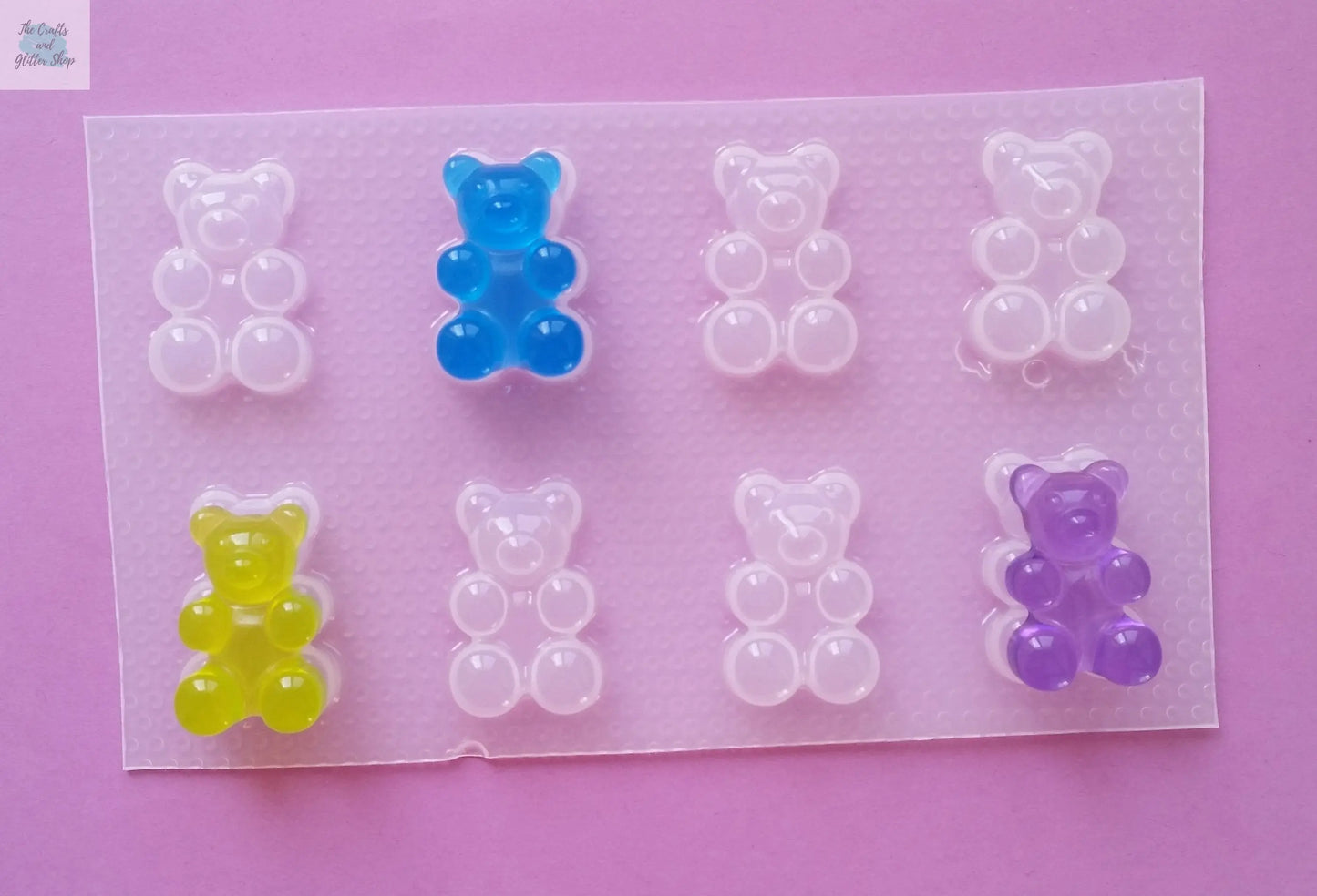 29mm Gummy Bear Plastic Mold The Crafts and Glitter Shop