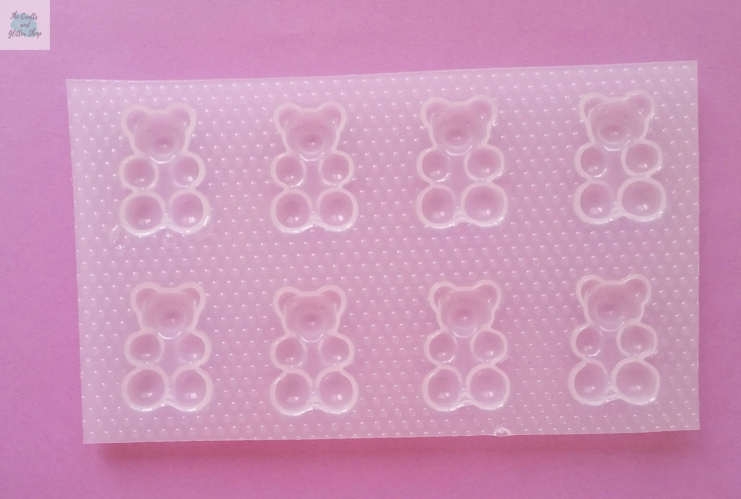 29mm Gummy Bear Plastic Mold The Crafts and Glitter Shop