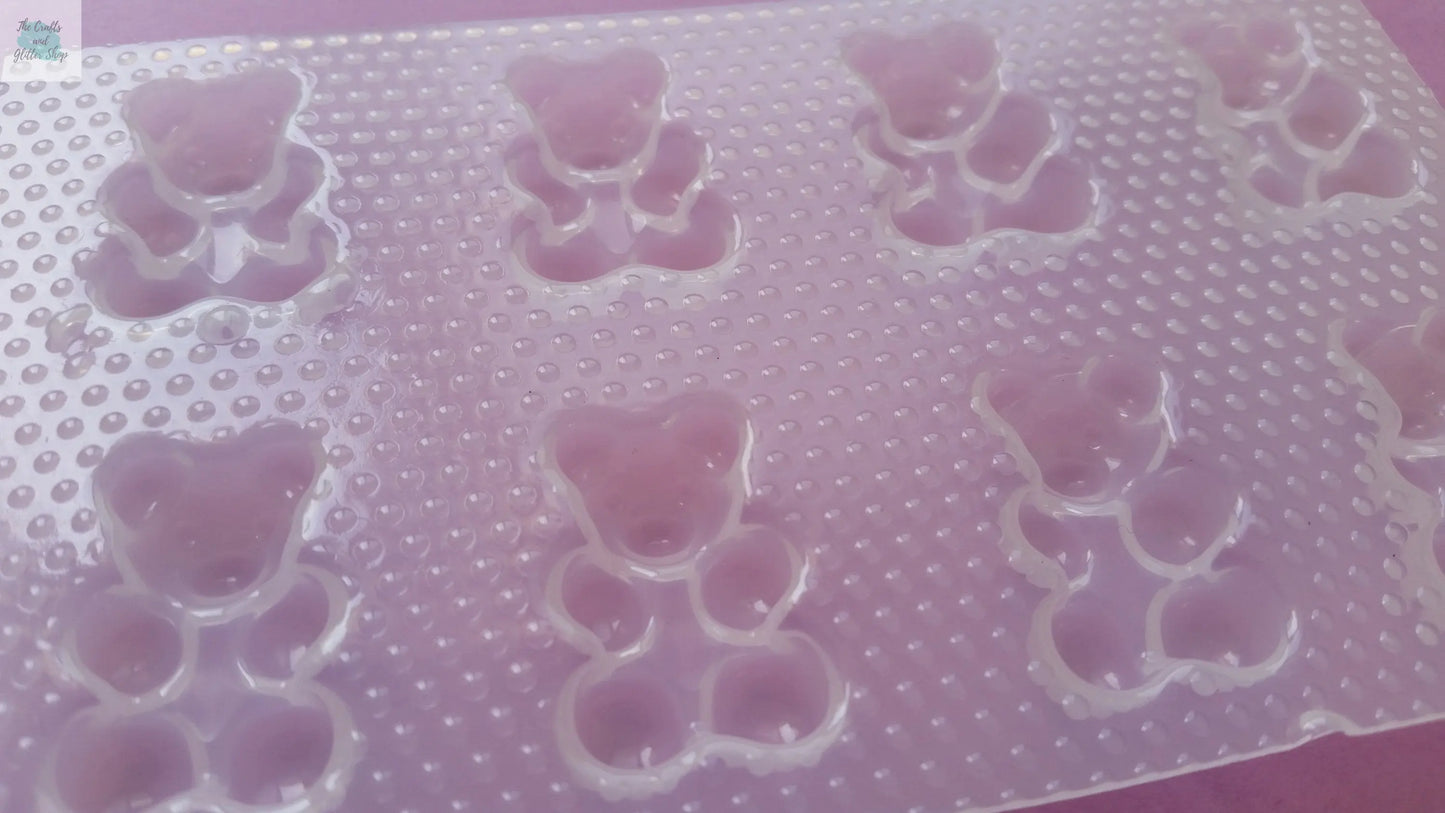 29mm Gummy Bear Plastic Mold The Crafts and Glitter Shop