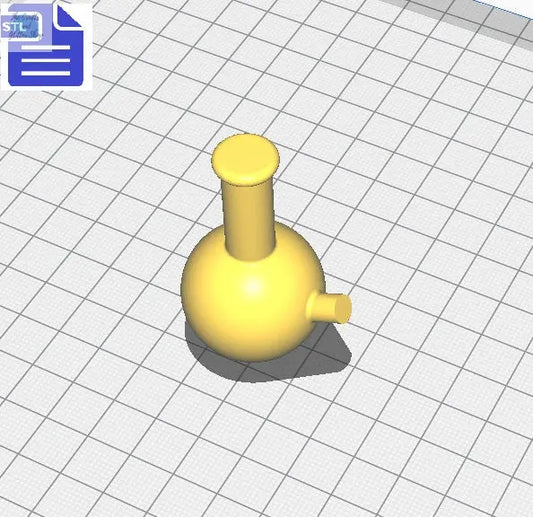 3D Bong STL File - for 3D printing - FILE ONLY - The Crafts and Glitter Shop