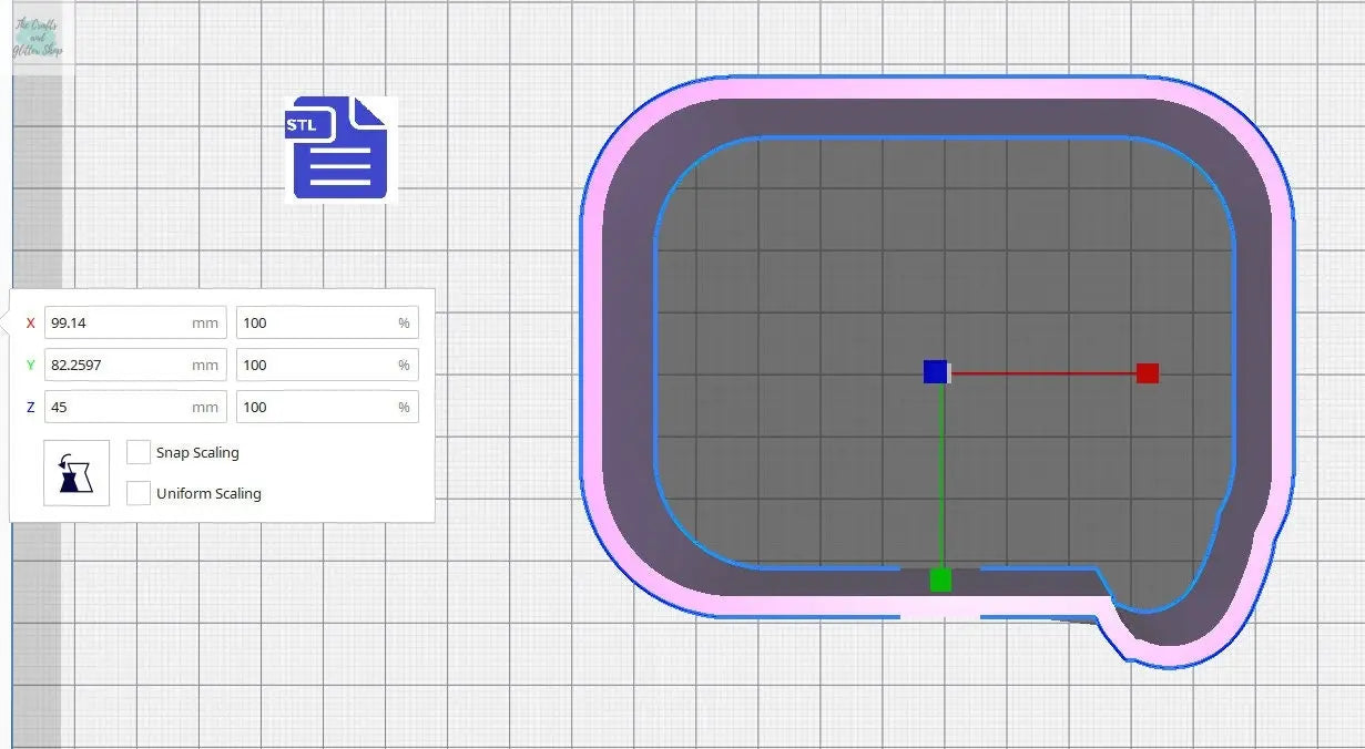 3pc F*ck Today Bath Bomb Mold STL File - for 3D printing - FILE ONLY - 3 piece Bath Bomb Press Mould - The Crafts and Glitter Shop