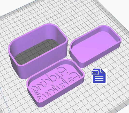 3pc F*cking Fabulous Bath Bomb Mold STL File - for 3D printing - FILE ONLY - 3 piece Bath Bomb Hand Press Mould
