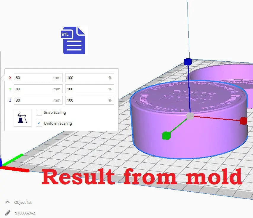 3pc Pixie Dust Bath Bomb Mold - Magic Potion Label Bath Bomb Mold STL File - for 3D printing - FILE ONLY - 3 piece hand press mold - The Crafts and Glitter Shop