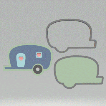 3pc RV Bath Bomb Mold STL File