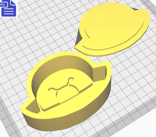 Alien ufo Bath Bomb Mold STL File