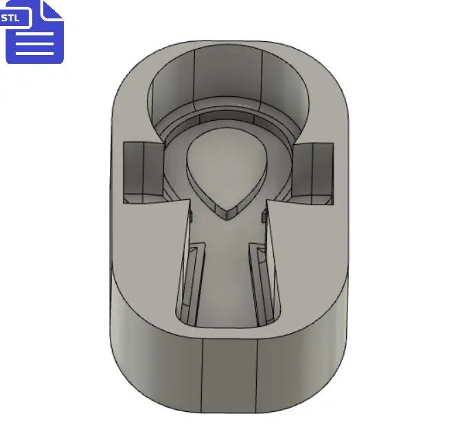 Ankh Bath Bomb Mold STL File - for 3D printing - FILE ONLY - Bath Bomb Mould - Shower Steamer Mold - The Crafts and Glitter Shop
