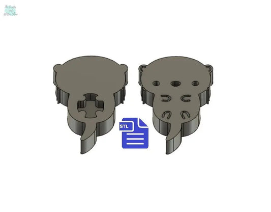 Baby Otter STL File - for 3D printing - FILE ONLY - The Crafts and Glitter Shop