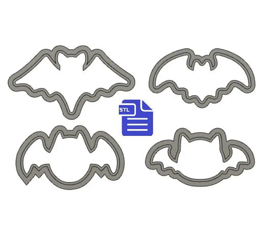 Bat Cookie Cutter STL File