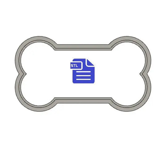 Bone Cookie Cutter STL File