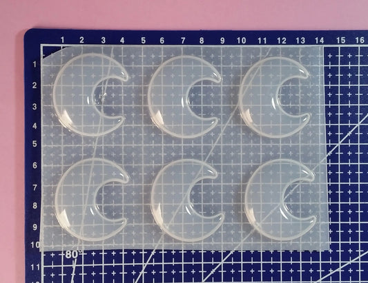 Bubble Crescent Moon Plastic Mold