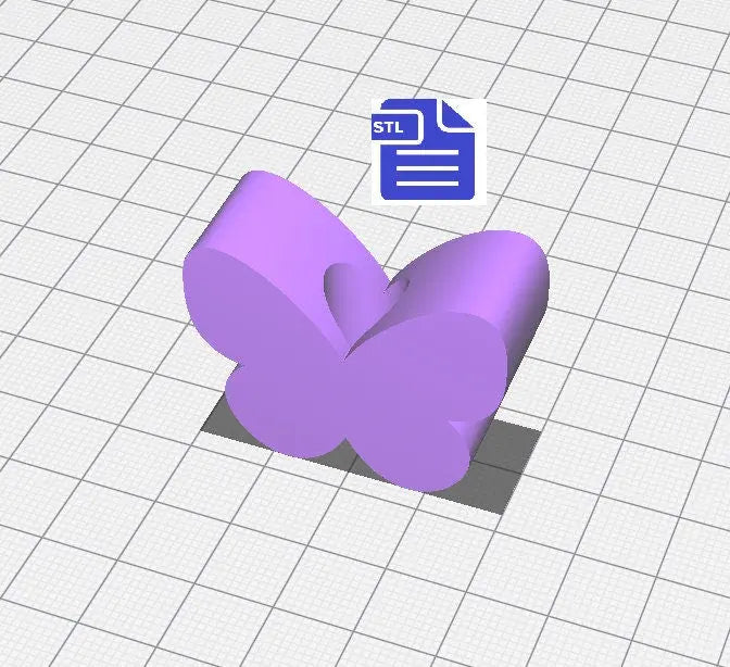 Butterfly Straw Topper STL File - for 3D printing - FILE ONLY - Instant Digital Download - The Crafts and Glitter Shop