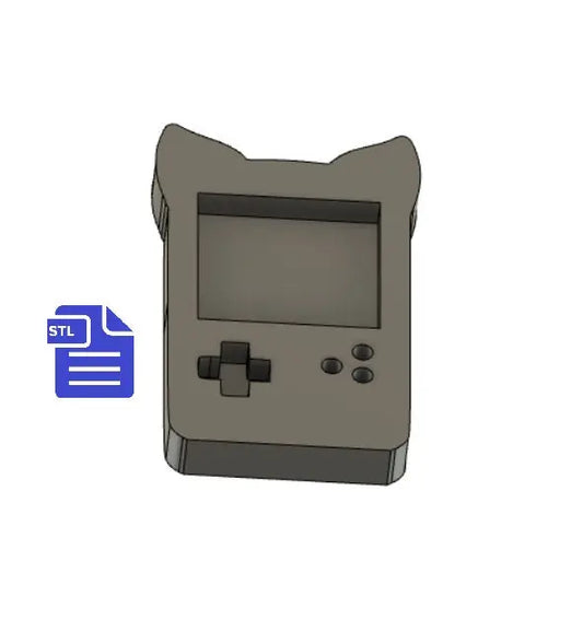 Cat Game Console STL File - for 3D printing - FILE ONLY - The Crafts and Glitter Shop