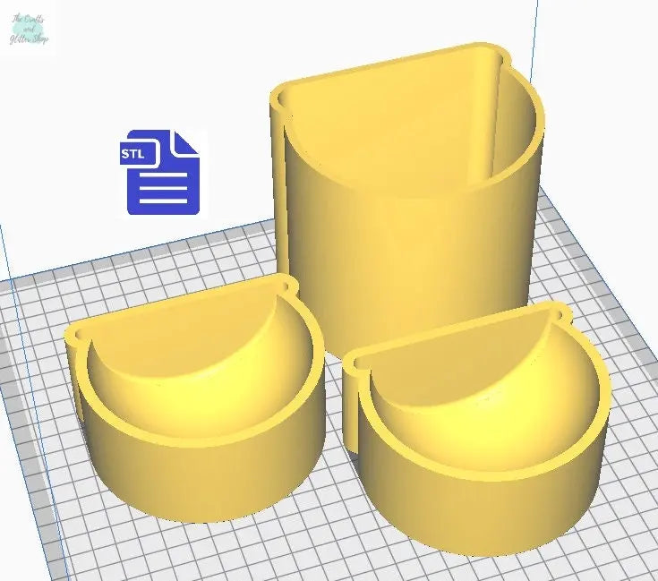 Cauldron Bath Bomb Mold STL File - for 3D printing - FILE ONLY - Witch Cauldron Bath Bomb Press Shower Steamer - The Crafts and Glitter Shop