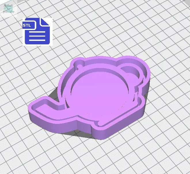 Coffee & Tea Shaker Set with Housing STL File - for 3D printing - FILE ONLY - each design comes with a tray to make your own silicone molds - The Crafts and Glitter Shop