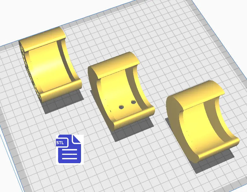 Crescent Moon Pot STL File - for 3D printing - FILE ONLY - The Crafts and Glitter Shop