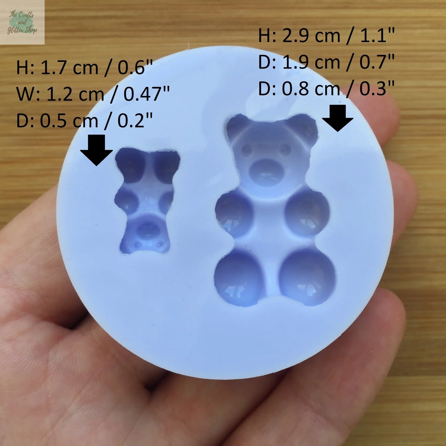 Gummy Bear Silicone Mold The Crafts and Glitter Shop