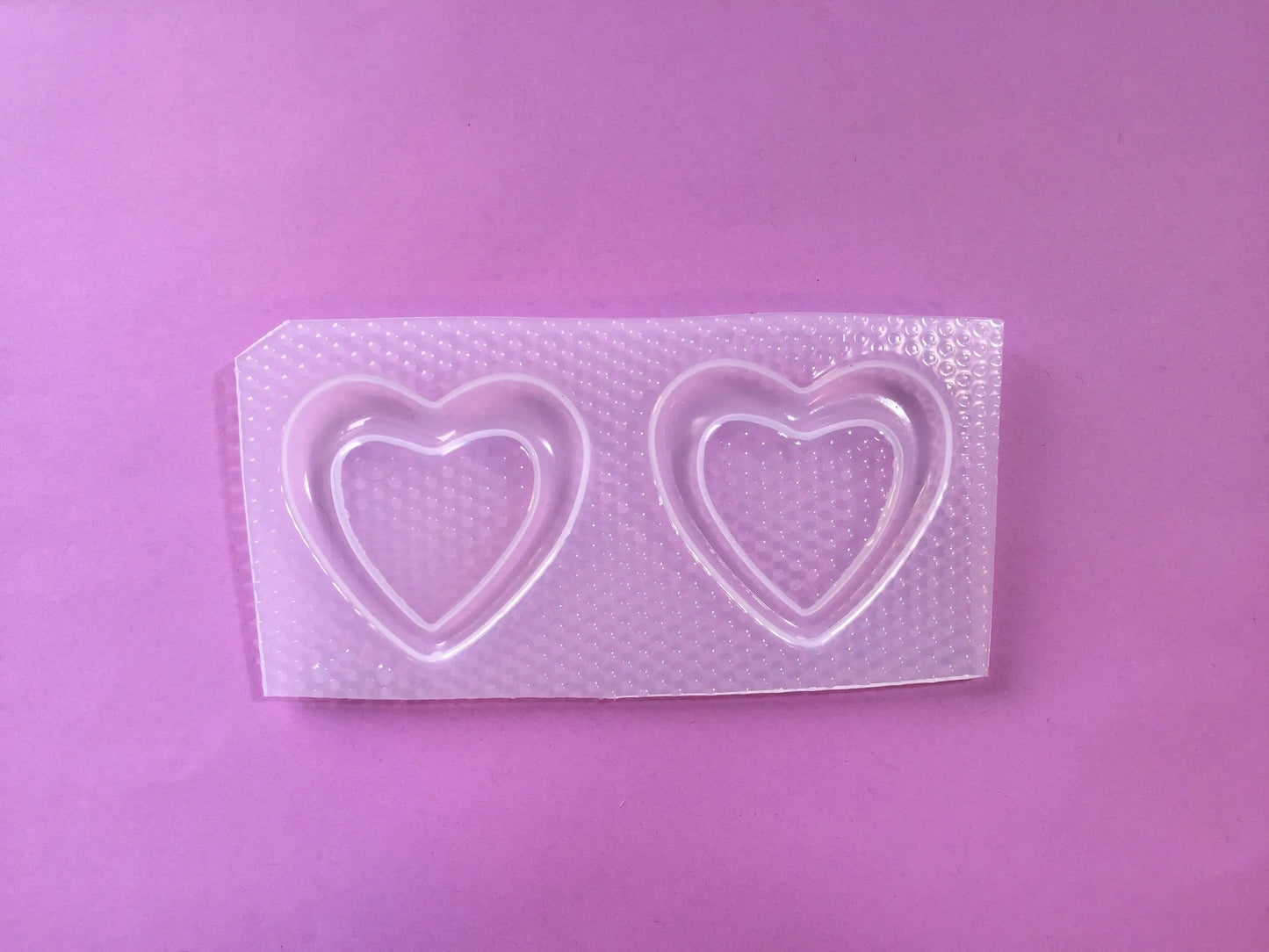 Hollow Heart Plastic Mold The Crafts and Glitter Shop
