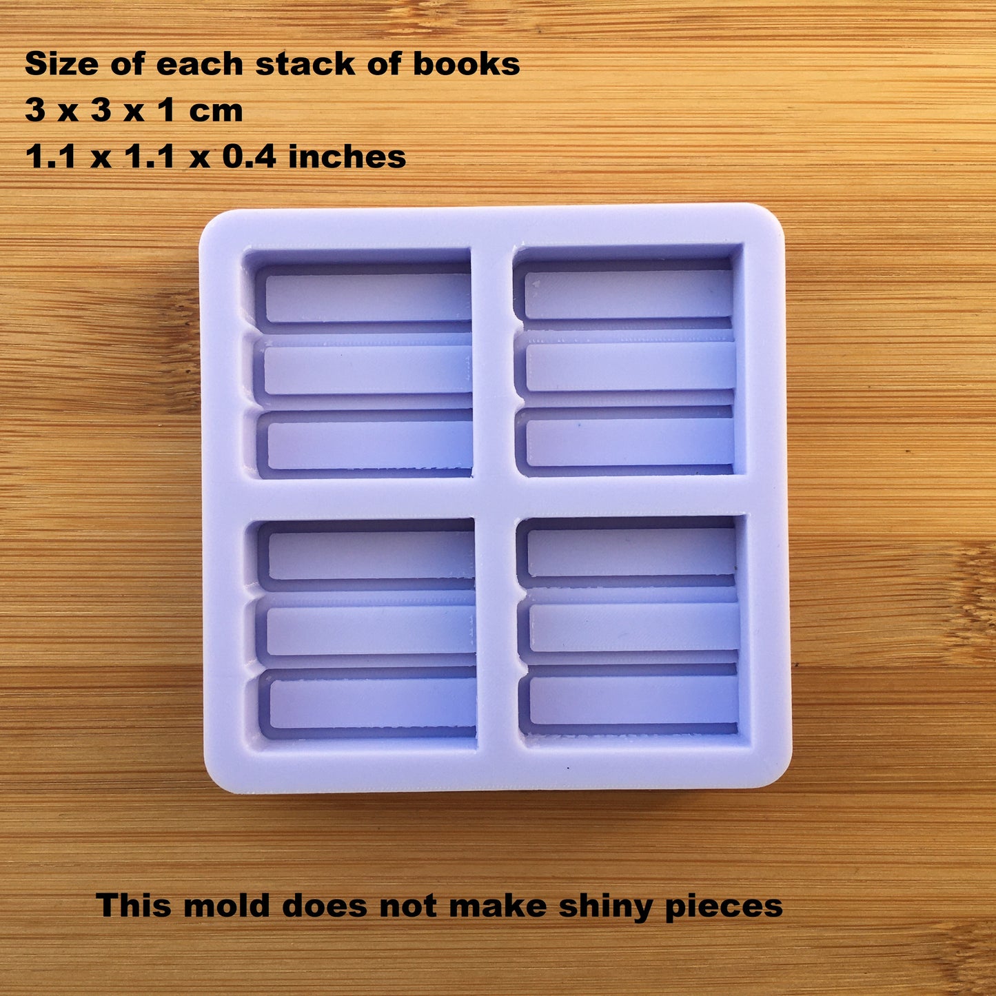 Stack of Books Silicone Mold - The Crafts and Glitter Shop