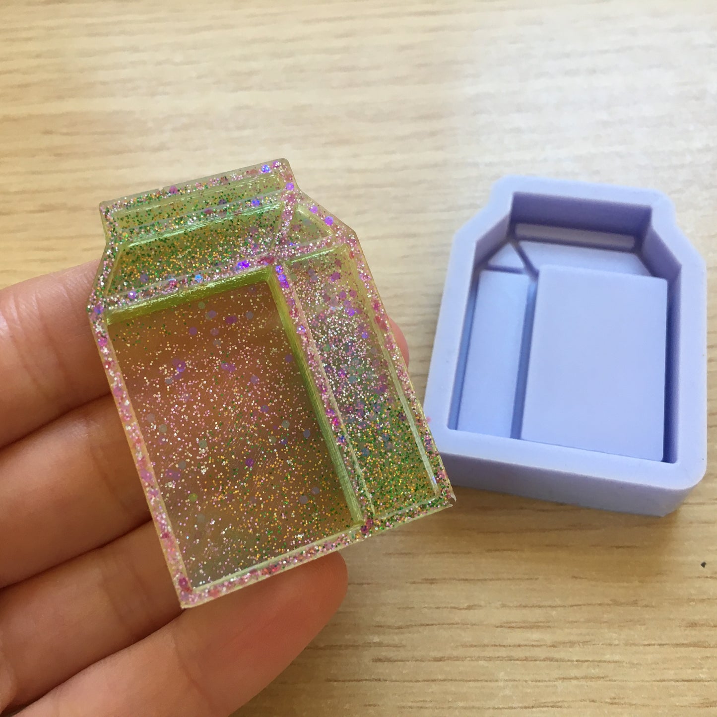 Milk Carton Shaker Silicone Mold - The Crafts and Glitter Shop