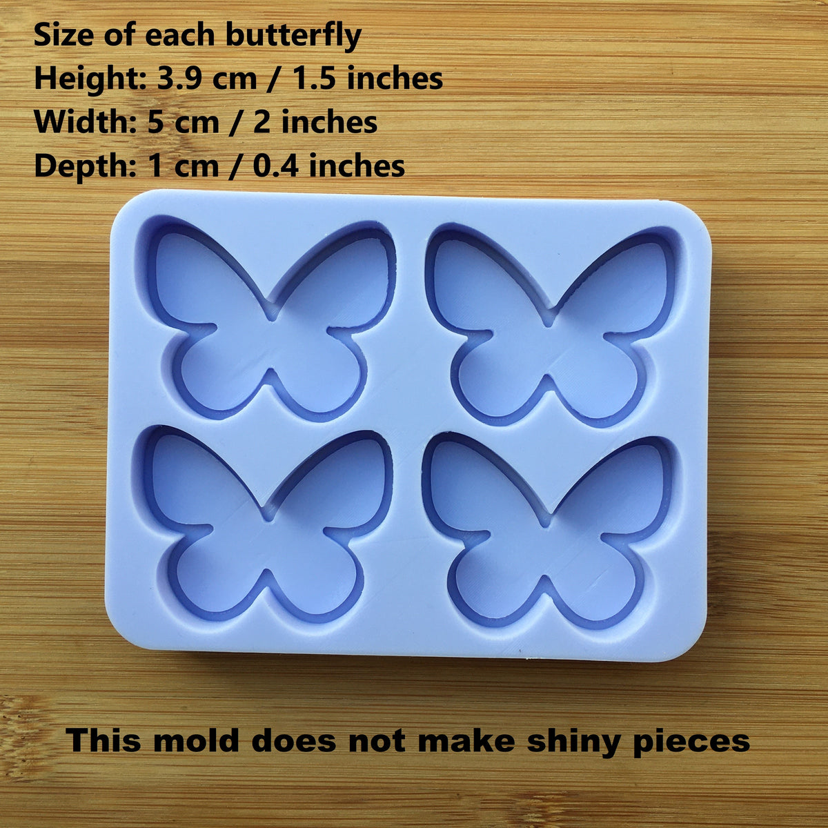 2 Pcs Butterfly Cake Mold Silicone Baking Molds Non-Stick
