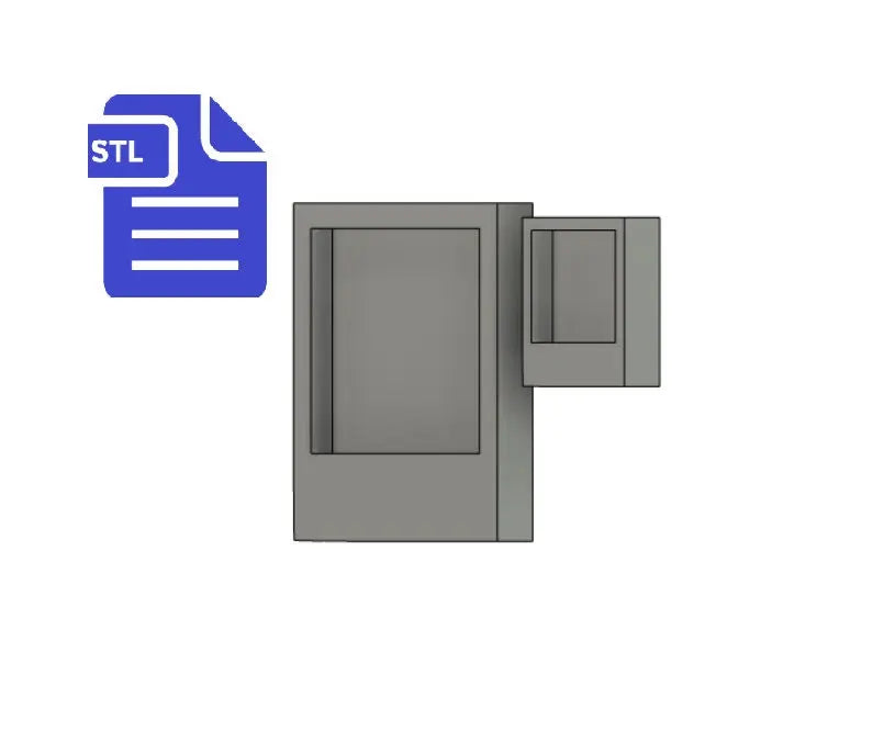 Instant Film STL File - for 3D printing - FILE ONLY - Retro Vintage - The Crafts and Glitter Shop