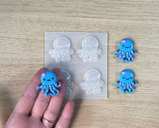 Kawaii Octopus Plastic Mold