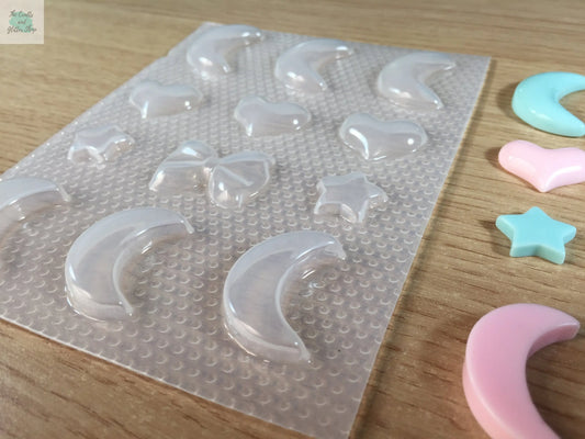 Kawaii Shapes Plastic Mold