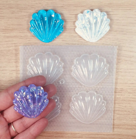 Large Bubble Seashell Plastic Mold