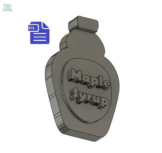 Maple Syrup Bottle STL File - for 3D printing - FILE ONLY - The Crafts and Glitter Shop