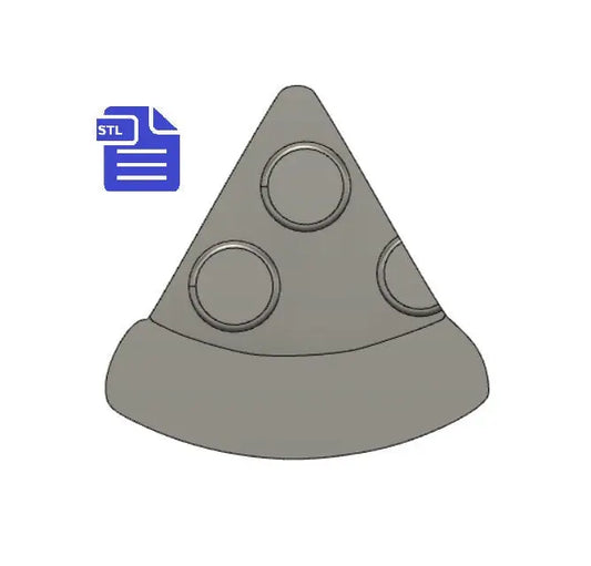 Pizza Slice Straw Topper STL File - for 3D printing - FILE ONLY - Instant Digital Download