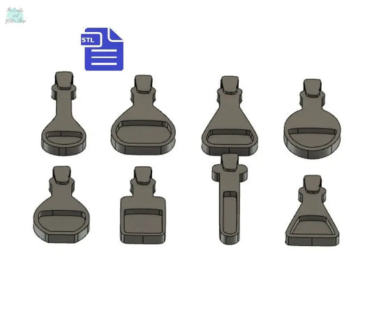 Potions STL File - for 3D printing - FILE ONLY - The Crafts and Glitter Shop