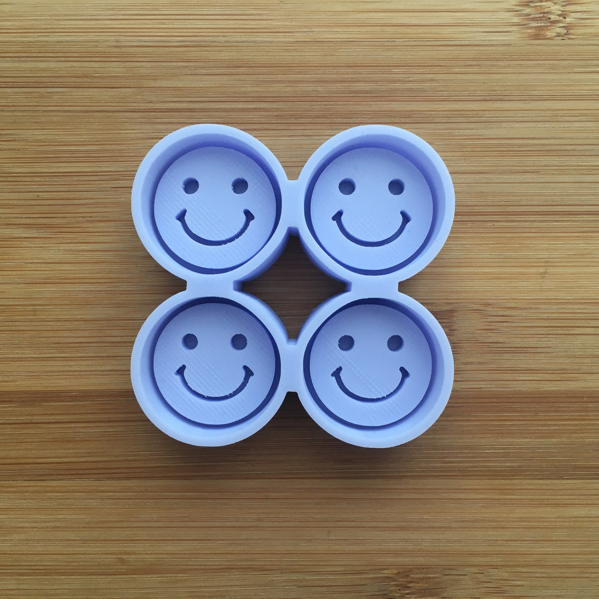 Smiley Face Silicone Mold - 140 Cavities